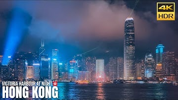 Hong Kong — Walking in Tsim Sha Tsui at Night【4K HDR】 | City Walking Tour