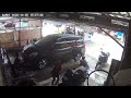 Man Stops Rolling Vehicle with Wood Block After Brakes Fail