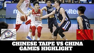 Chinese Taipei Vs China - Highlights - Fiba Asia Cup 2021 Qualifiers