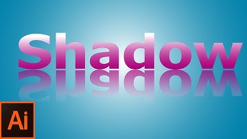 How To Add Shadow Or Reflection To Your Text In Illustrator - Adobe illustrator - illustrator CC