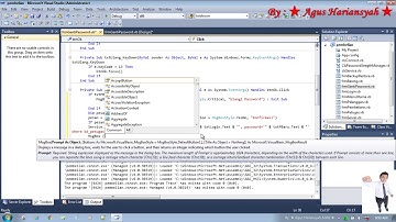 31. Cara Ganti Password VB NET /  How To Change Password Of VB NET