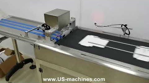 Samll box carton paging feeding machine with rejection system