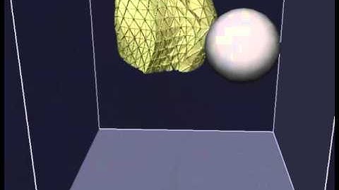 A Versatile and Robust Model for Geometrically Complex Deformable Solids (CGI 2004) [Soft cube]