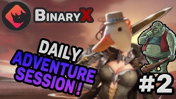[BinaryX 🦏] Back to the dungeon | BinaryX Adventure Session | PlayToEarn | CyberDragon🐉NFT🐒 #2