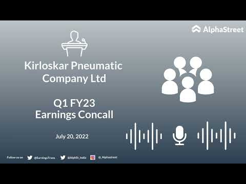 Kirloskar Pneumatic Company Ltd Q1 FY23 Earnings Concall