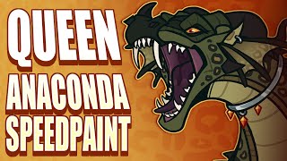 #66 - Queen Anaconda | WoF Headshot-A-Day | Speedpaint by LampP0st 3,088 views 2 weeks ago 5 minutes, 10 seconds