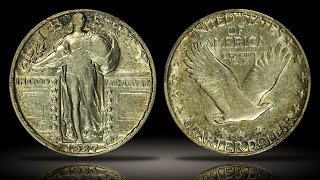 1927-S Standing Liberty Quarter PCGS XF45 Nice Lustrous Key Date Issue