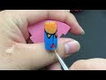 97 How To Make Nails yellow bear with red heart