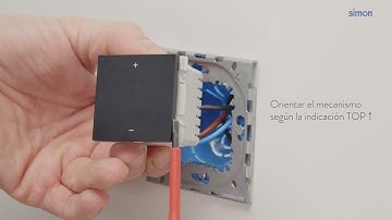 Tutorial instalación interruptor regulable CF 3H - Simon 270