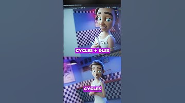 Rendering 3D is gonna be SO MUCH FASTER 🤯 Thanks to @nvidia DLSS Technology 🔥