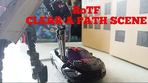 Sideswipe vs Sideways Transformers RoTF stop motion