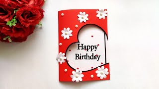 Birthday Greeting Card/ How to make Greeting Card for Birthday/ Birthday Craft Ideas/ @QueensHome