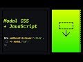 Modal "pop-up" com JavaScript e CSS