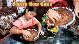 Smart Baby Solved Goli Game Puzzle : One Handed| Marbles | Peg Solitaire Smart Baby Solved Goli Game Puzzle : One Handed| Marbles | Peg Solitaire
