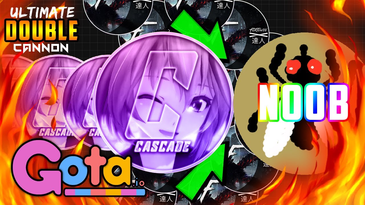 GOTA.IO ULTIMATE DOUBLE CANNON AND DOUBLESPLITS