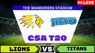 CSA T20 Challenge 2024 Live ,Titans vs Lions Live,1st Semi-Final Match Live, LIN vs TIT Live