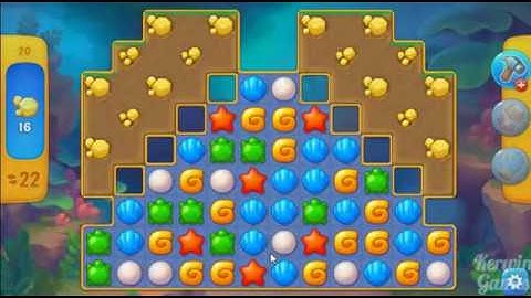 Fishdom Level 20 - Hard Level - No Boosters