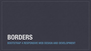 Bootstrap 4 (Alpha 6) utilities: Borders