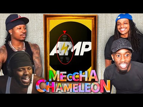 Duke Dennis plays meccha chameleon for AMP game night 