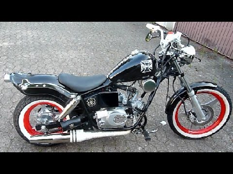 Honda jazz 50cc bobber #7