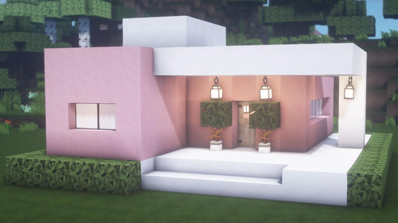Minecraft 🌸 How to Build a Small Modern House Tutorial #274 - YouTube