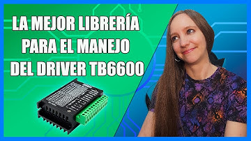 👉La mejor librería de Arduino para el control de un motor paso a paso con el driver TB6600