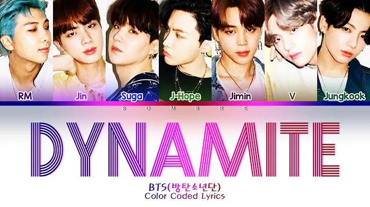 BTS (방탄소년단) "DYNAMITE (다이너마이트)" ❤(Color Coded Lyrics Eng)❤