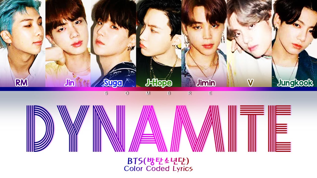 Bts dynamite текст