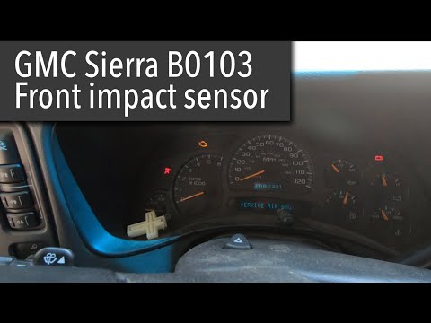 GMC Sierra B0103 front impact sensor