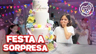 ORGANIZZO UNA FESTA A SORPRESA PER FIGLIACHIARA, LEI APPENA LO SCOPRE SI COMMUOVE E PIANGE!