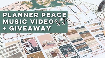 🎵 Planner Peace Music Video & Planner Society October 2025 Giveaway