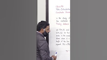 Class 9 - Mathematics - Chapter 9 - Introduction to coordinate geometry