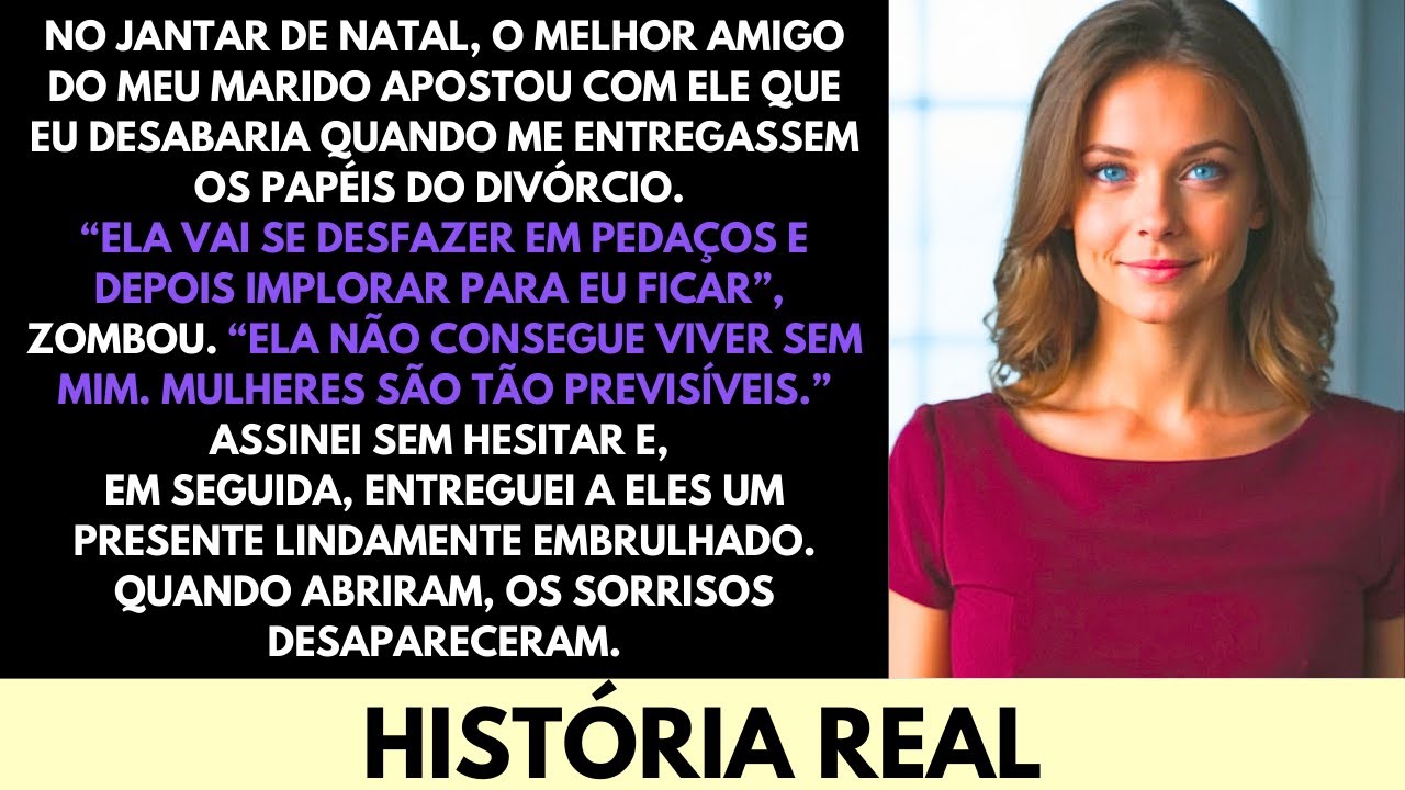 Meu Marido Entregou Papéis de Divórcio no Jantar de Natal—Mas Meu Presente Apagou Seu Sorriso