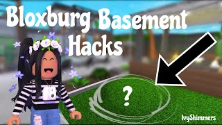Bloxburg Basement Hacks! | ivyshimmers |