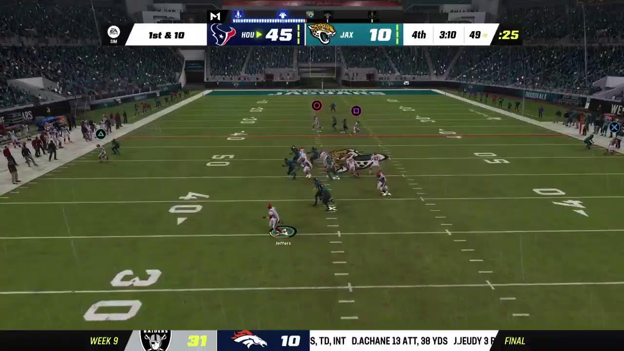Madden YR 2026 Texans VS Jags YouTube 