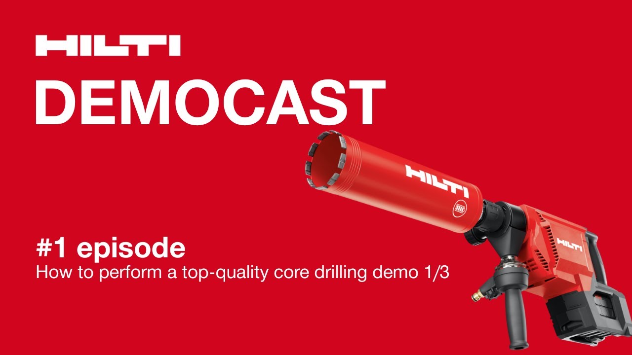 DEMOCAST🔴#1 Episode How to perform high-quality core drilling 1/3