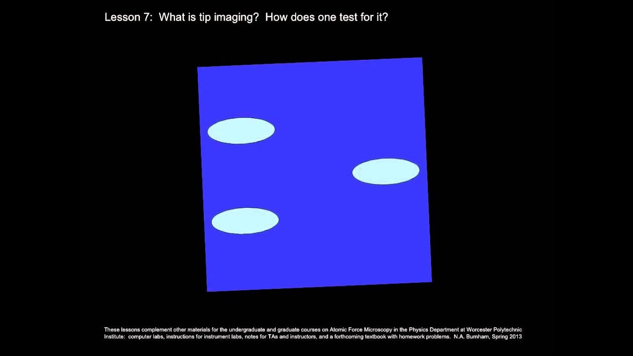 AFM Lesson 7 - Tip imaging