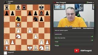 Viewer Game Analysis with GM Finegold!  232021