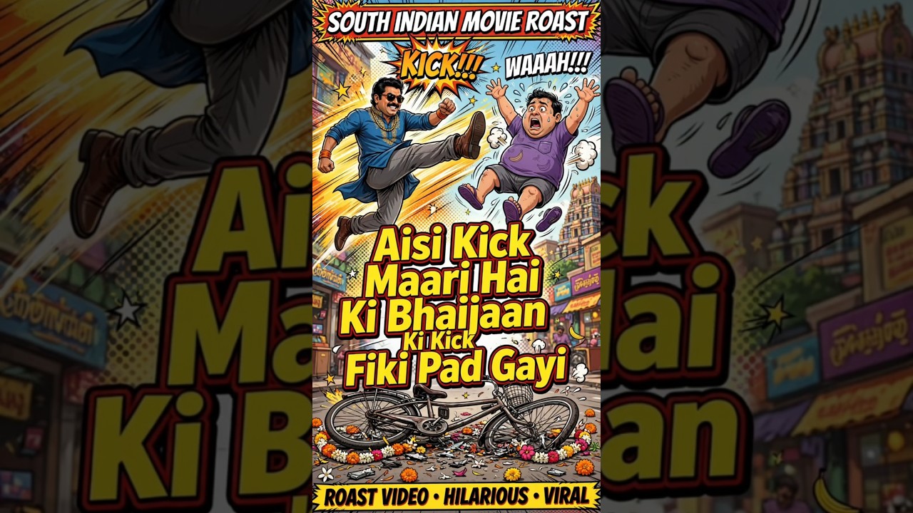 Ek Kick Me ISRO Me Bharti Kara Diya 🤣 | South Movie Logic Roast #shorts