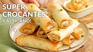 ROLLITOS PRIMAVERA con Masa Casera y al Horno - CUKit!