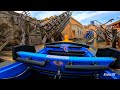 4k poseidon water roller coaster  europa park 2021  mack rides