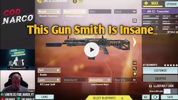 CoD Narco Reaction On Best Jak 12 Gun Smith | This Gun Smith Is Overpower