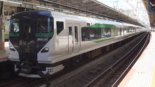 E257系5000番台 OM-92編成 送り込み回送 横浜駅通過