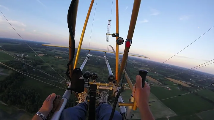 Ultralight flight. July 5th, 2017. Glassy Air Paul...