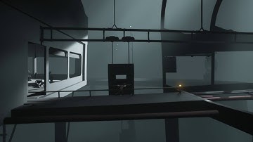 INSIDE - The Bridge: Avoid Air Force Blasts, Offices, Rooftop w Giant Robot Arm as Cover, Slide Down