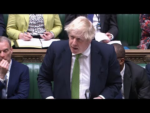 უკრაინა: დიდი ბრიტანეთის პრემიერმინისტრ ბორის ჯონსონის სიტყვა პარლამენტში