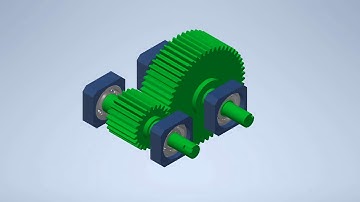 Truyền chuyển động bánh răng trụ răng thẳng│CADCAMCNC