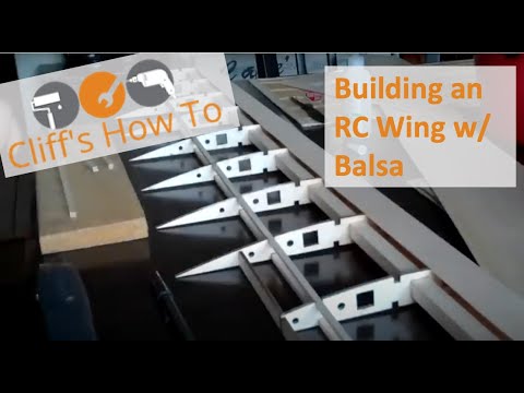 Building an Airplane Wing! Balsa Wood, For RC plane - YouTube