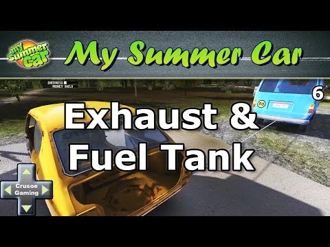 My Summer Car - Fitting the Exhaust - Finland Simulator (Gameplay with Walkthrough Commentary) EP6