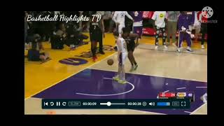 Lebron James Reverse dunk versus Houston Rockets